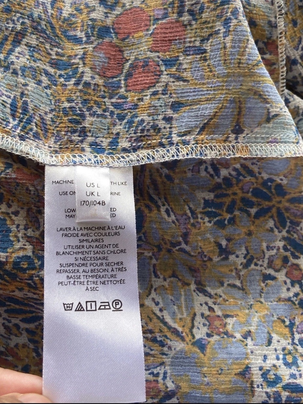 Free People Feeling Groovy Boho Maxi Dress Sz L Sheer Flowy Ruffle Beach Tiered - Picture 11 of 13